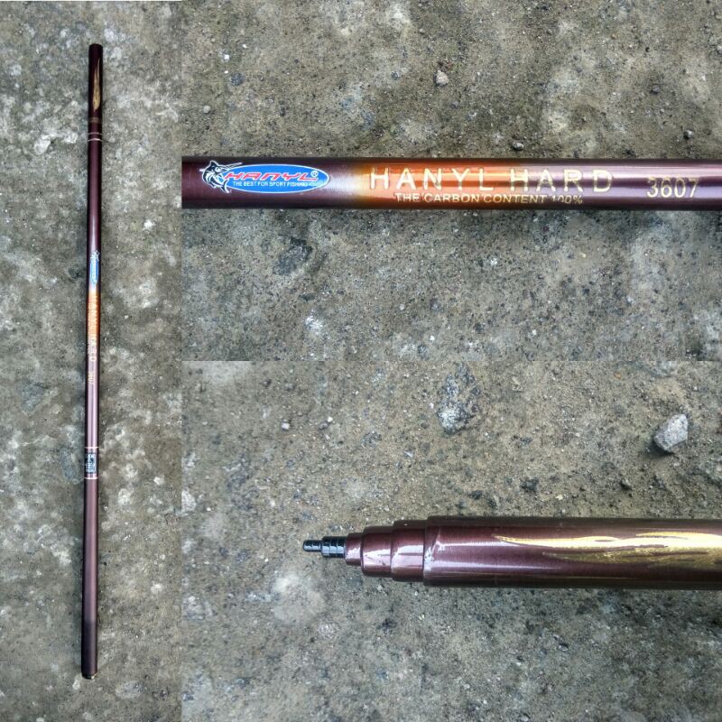 Joran Tegek Hanyl Hard 360 450 Kolong Siap Pakai