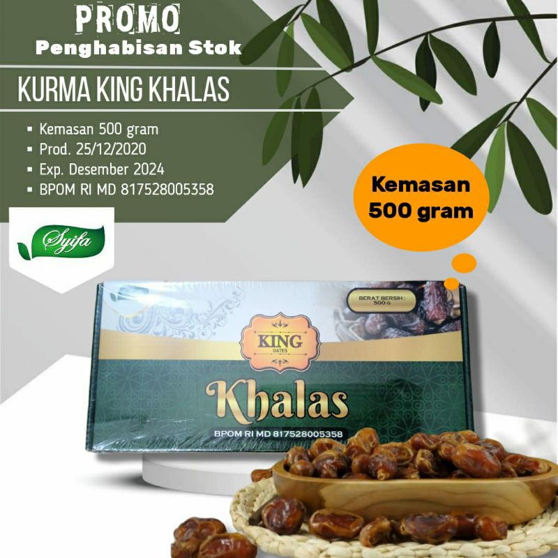 

KURMA KHALAS 500 GR PRINCE DATES KHALAS SYIFA