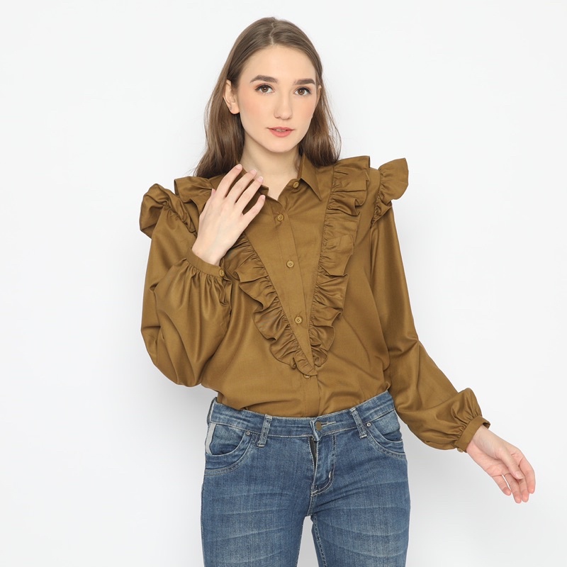 Laura Ruffle Shirt