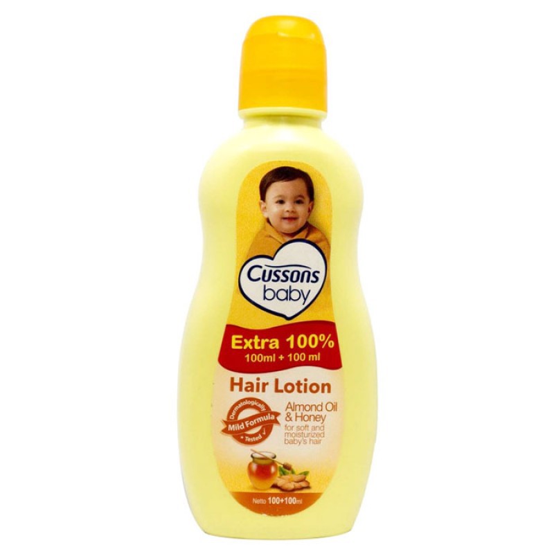 Cussons Baby Hair Lotion Almond Oil &amp; Honey - 100+100 ml