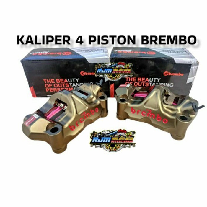 Kaliper Brembo GP4 GP4 rx m50 grade A thailand 4 piston pitch 100 import