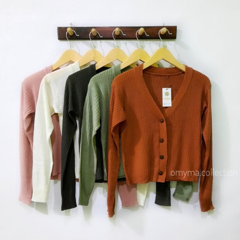 Cardigan crop / cardigan rajut / crop cardi