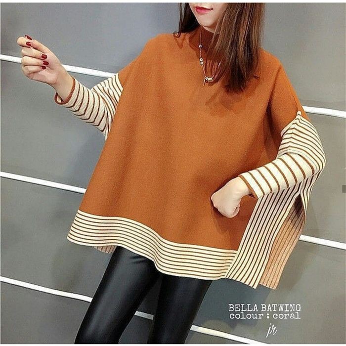 Kirana Blouse Rajut Mutiara C 4 Warna Knit Import Tebal Adem HI799 Baju Rajut Atasan Batwing Bigsiz