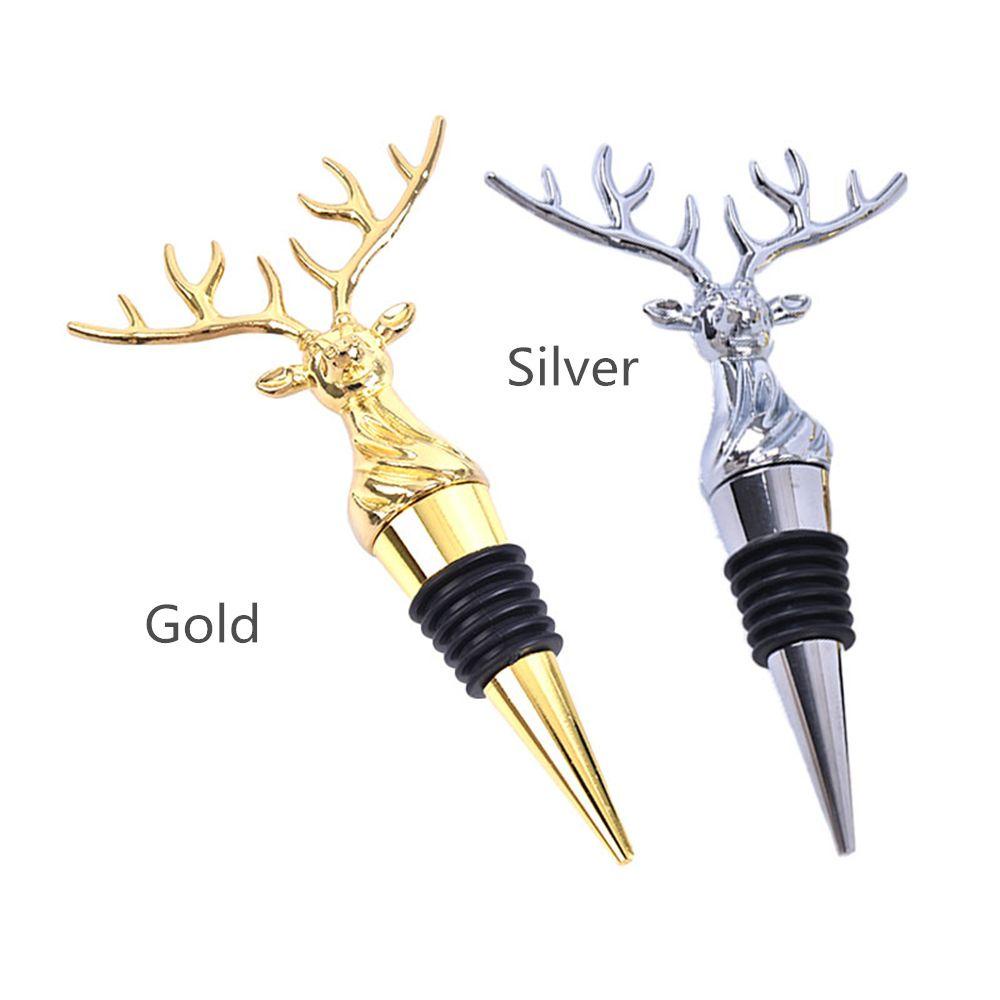 Kepala Rusa Stag TOP Wine Beer Stoppers Reusable Bottle Plug Leak Free Plug Sealer Stainless Steel