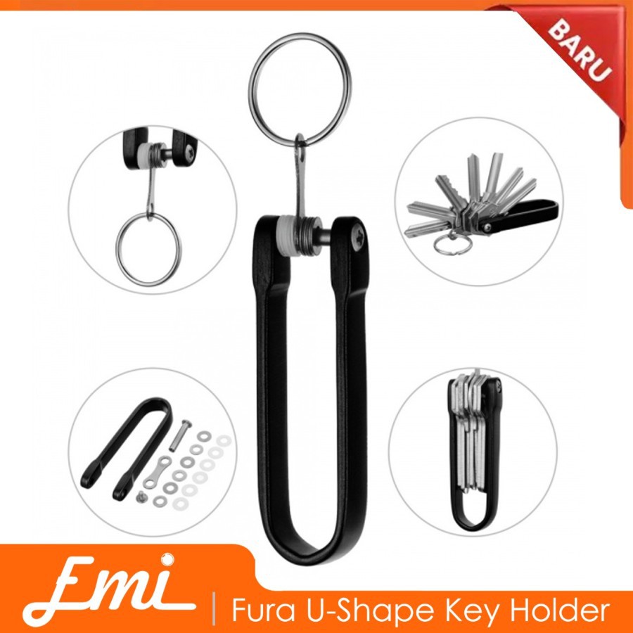 Fura U-Shape Key Holder-Tempat Simpan Kunci