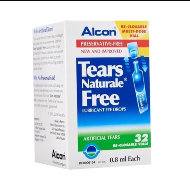Alcon Tears Naturale Free Artificial Tears Tetes Air Mata Buatan Shopee Indonesia