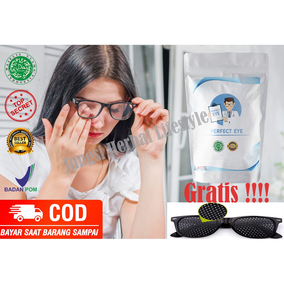 (BISA COD)Perfect Eye ORIGINAL  - Suplemen Mata Minus/Plus/Silinder - OBAT MATA MINUS /PLUS / SILIND
