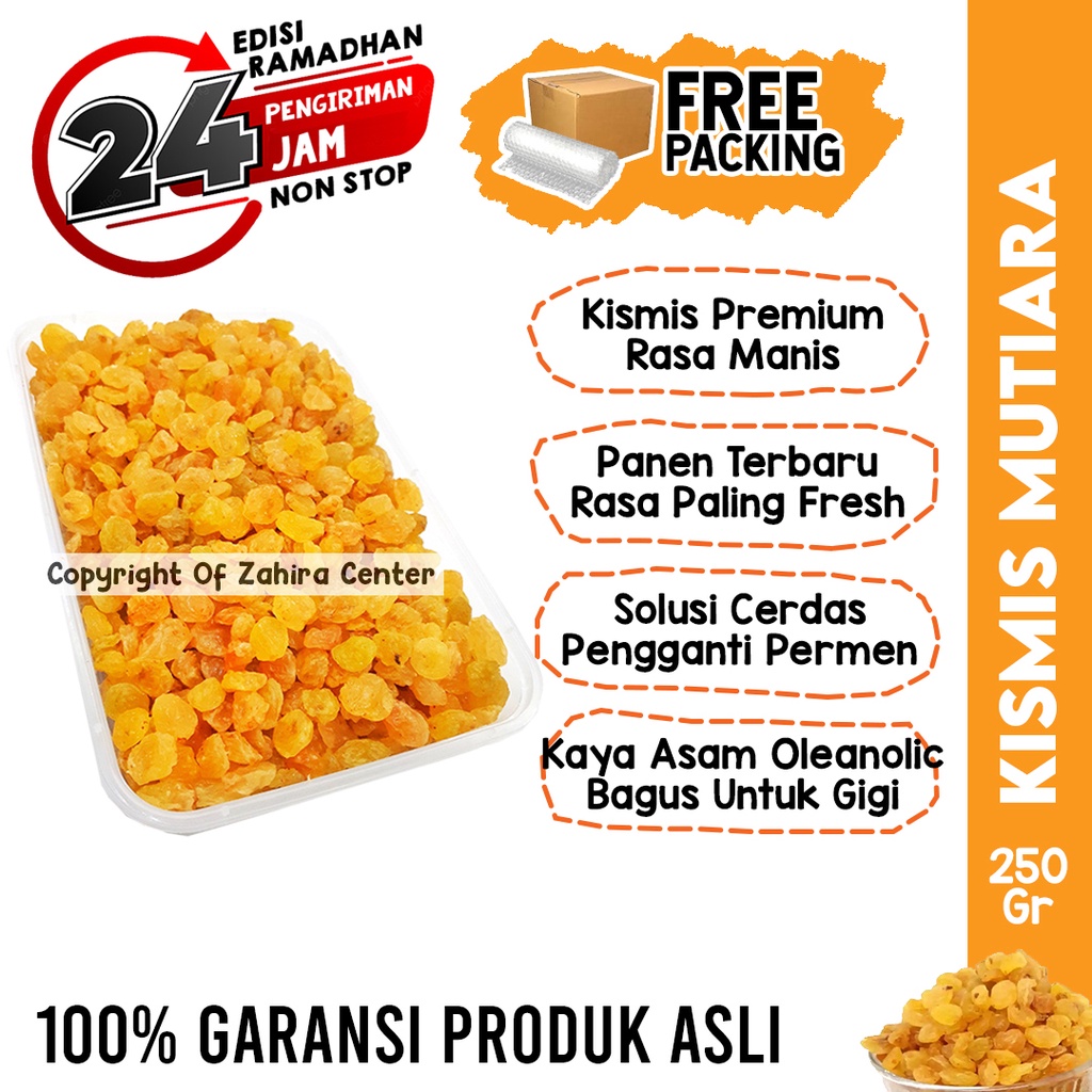 

Kismis Asam Manis 250gr Kismis Arab Raisin Kuning Camilan Khas Arab Original Oleh-oleh Haji Umrah