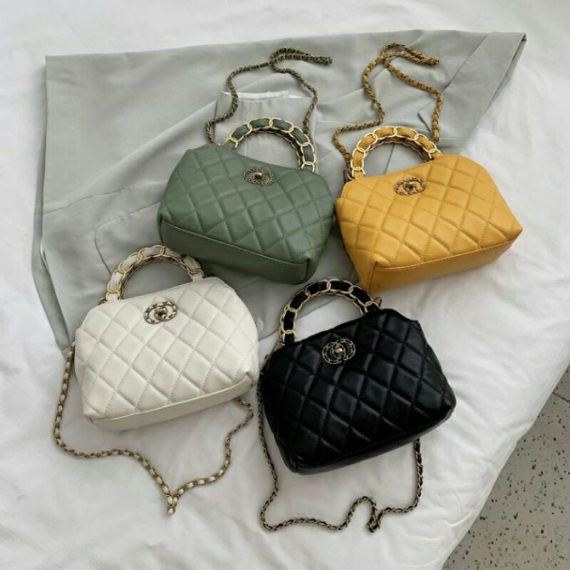 Tas Selempang Wanita CF8211 Fashion Import Batam Sling Bag Tas Tangan Handbag Pesta Kondangan Murah