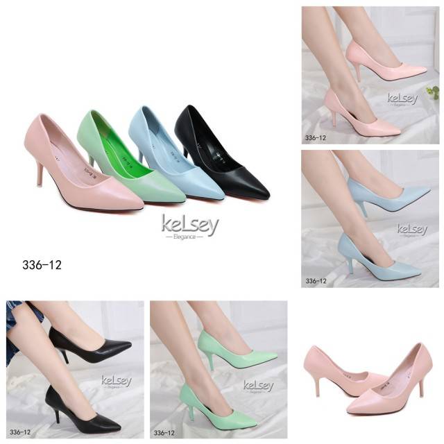 Kelsey pastel pop pretty heels 336-12-WB | Shopee Indonesia
