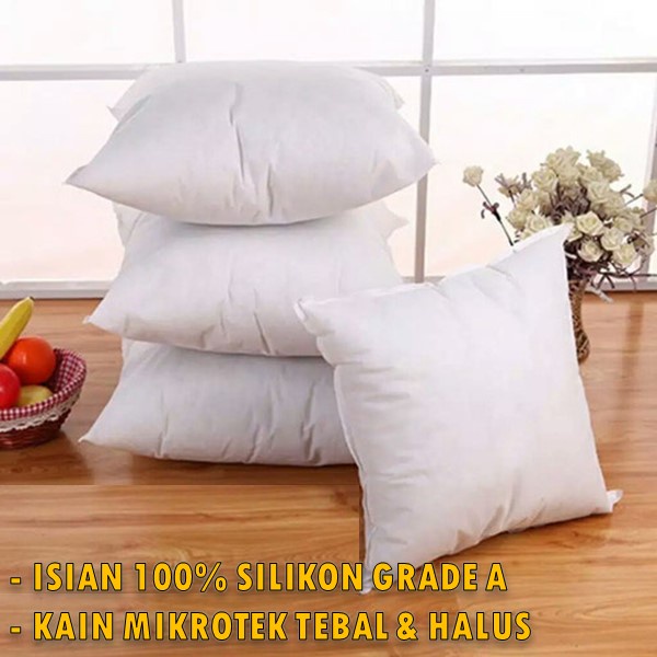 Bantal Sofa Silikon 40x40 cm