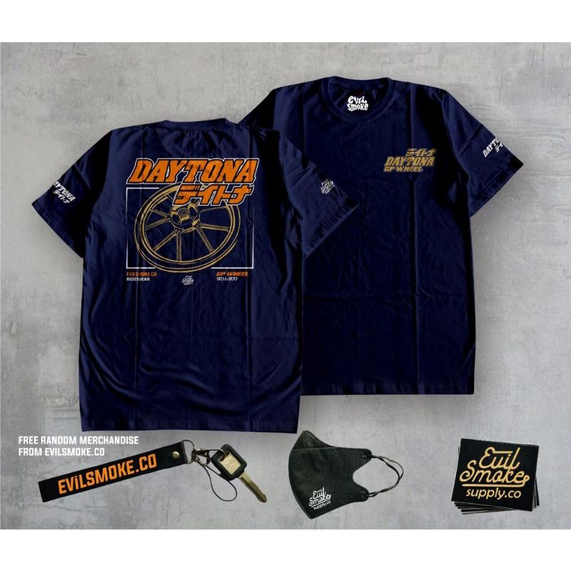 kaos DAYTONA GP WHEEL / vrossi velg replika baju 2 stroke two stroke 2 tak FIZ R