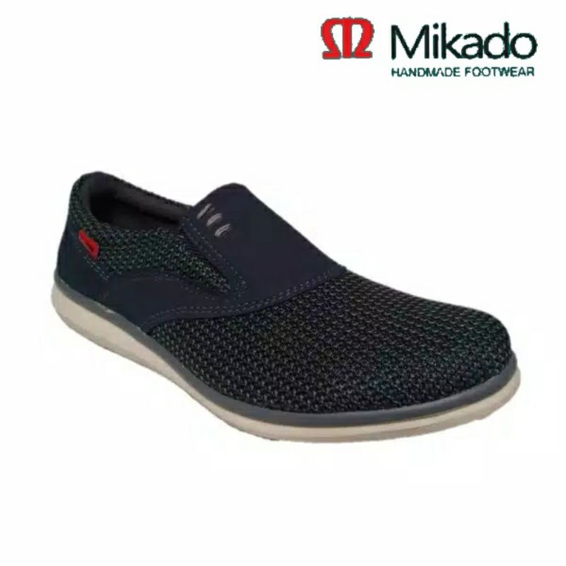 Sepatu Sneakers - Mikado LV RJ 08 Sepatu Denim (kualitas tebal dan bahan dalam empuk)