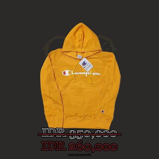 mustard yellow hoodie champion