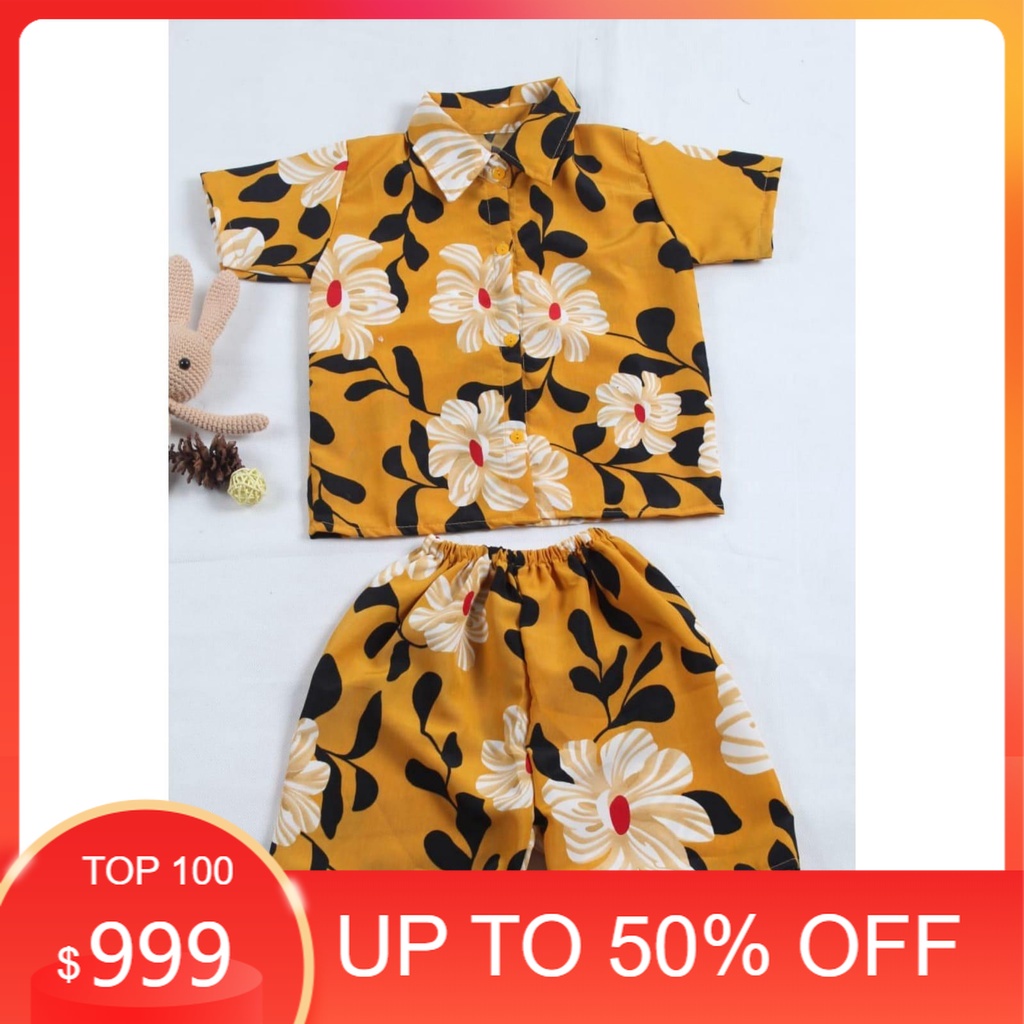 Set Anak Daisy kaki laki perempuan