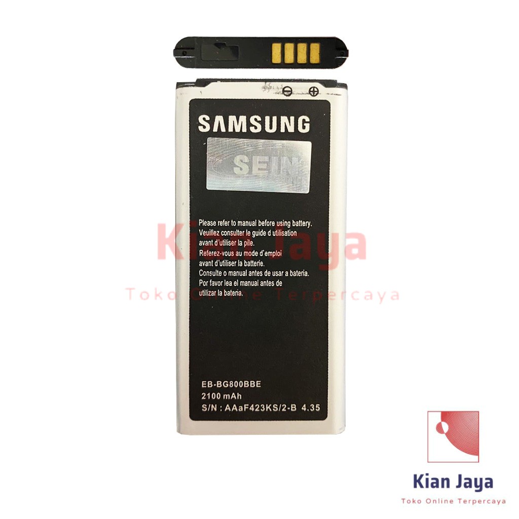 Baterai Samsung Galaxy S5 Mini G800 G800F Original OEM Batre Batrai Battery Hp EB-BG800BBE Ori