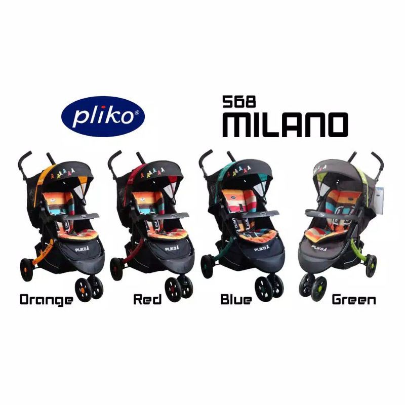 Stroller / Kereta Dorong Bayi Pliko Milano 568