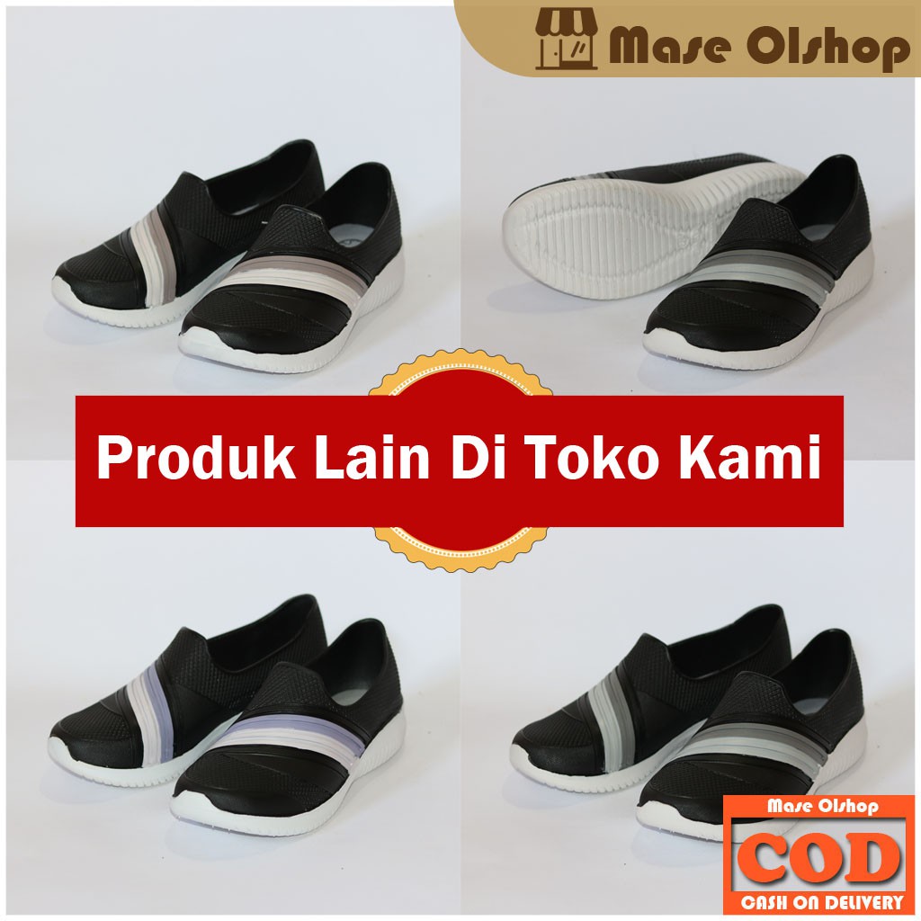 Sepatu Karet Wanita Sepatu Cewek Slip On ATT SWL 480