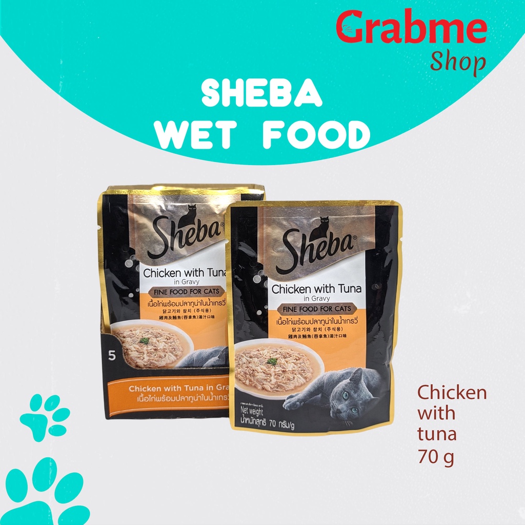 Sheba Pouch Makanan Kucing Basah Wet Food 70gr all variant