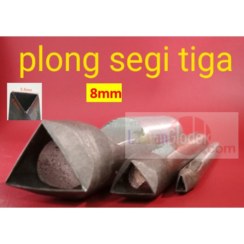 

Plong Kulit bentuk Segitiga 8mm/Plong Segitiga /Pembolong Segitiga 8mm