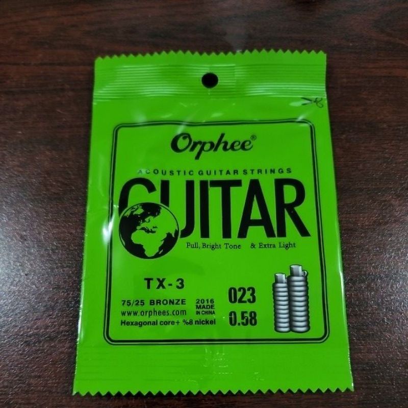 Senar Gitar Akustik Orphee No 3 isi 10pc