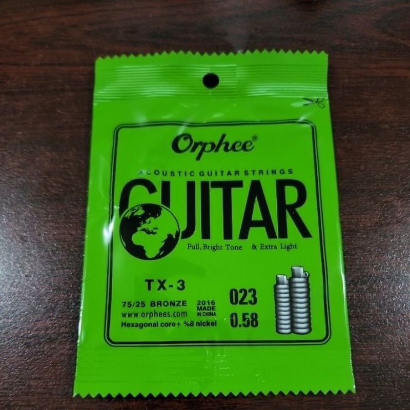 Senar Gitar Akustik Orphee No 3 isi 10pc