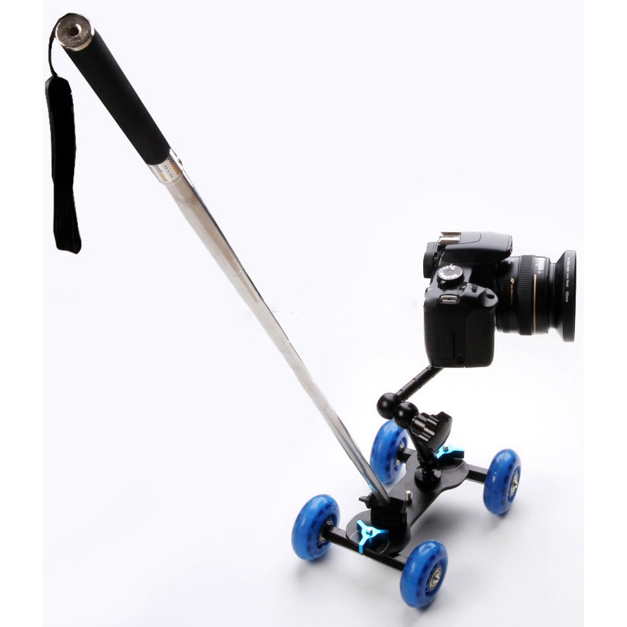 Dolly Slider Kamera DSLR Terbaru Magic Arm+Monopod+Tongsis Tripod Dolly Track Camera Multifungsi