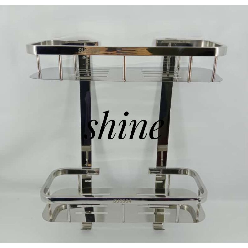 Rak Datar 2 Susun/Rak Kamar Mandi/Rak Kamar Mandi/Double/Tempat Kamar Mandi