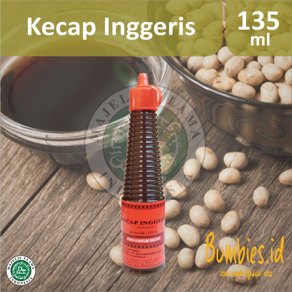 Kecap Inggeris organik 135ml halal / Kecap inggris Asli / Bumbu Dapur / Penyedap Rasa