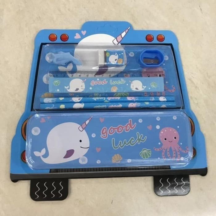 

tulis-alat-paket- paket alat tulis/stationery set bentuk mobil/souvenir ulang tahun anak -paket-