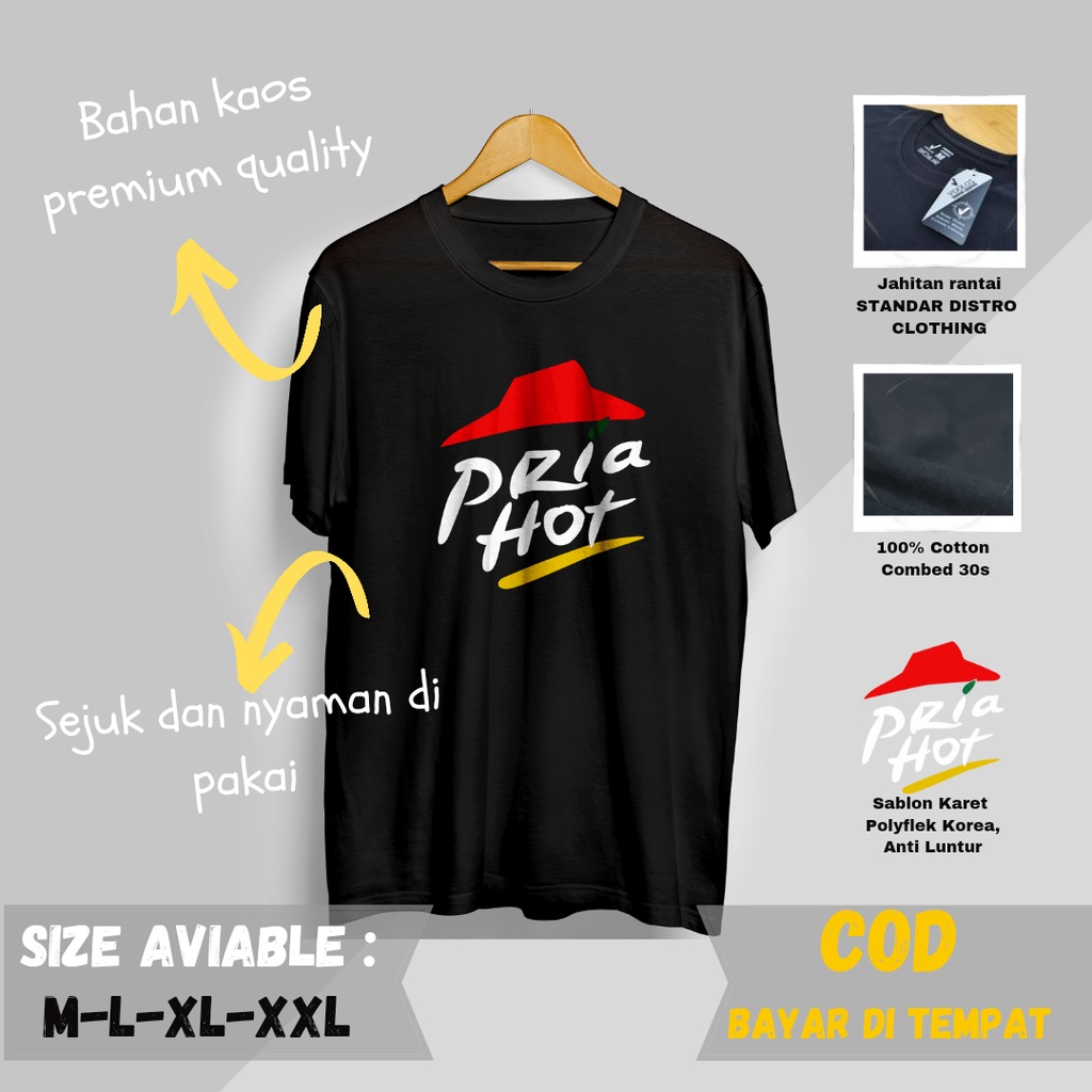 BAJU PRIA KAOS KATA KATA LUCU MURAH PRIA PREMIUM , KAOS PLESETAN , KAOS DISTRO PRIA Plesetan Pria Ho