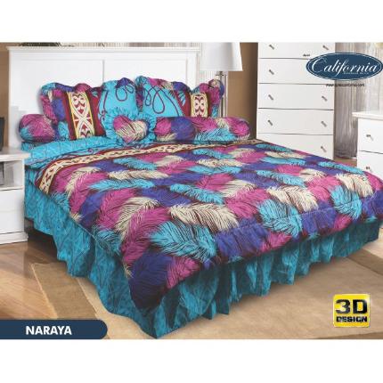 Bedcover + Sprei Rumbai CALIFORNIA