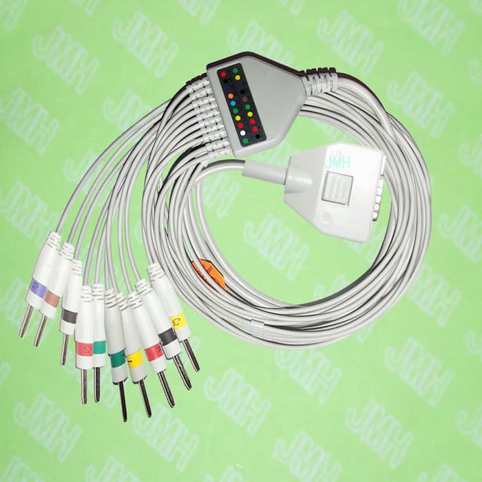 ECG Cable 10 Leads Fukuda Denshi / EKG Kabel 10 Leadwires Fukuda Denshi - Compatible Not Original