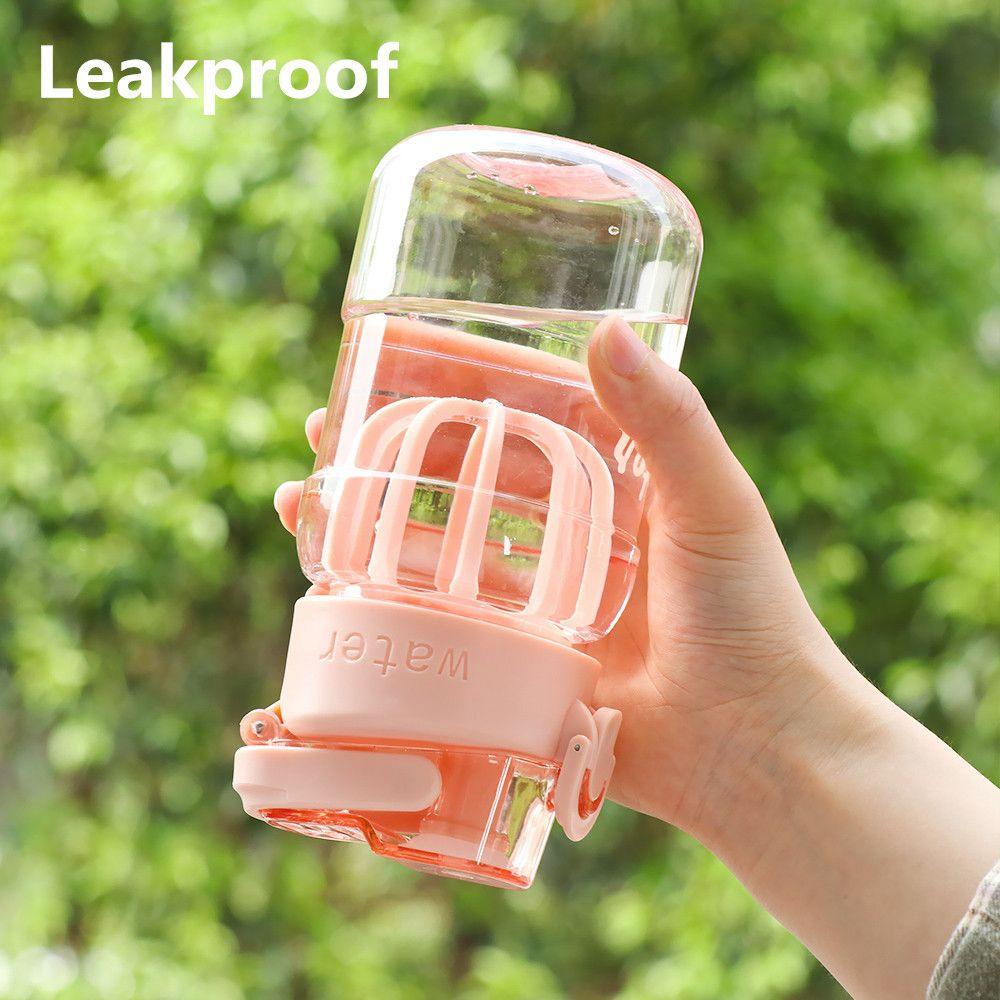 Solighter Botol Minum Plastik Bening Portable Untuk Olahraga / Travel