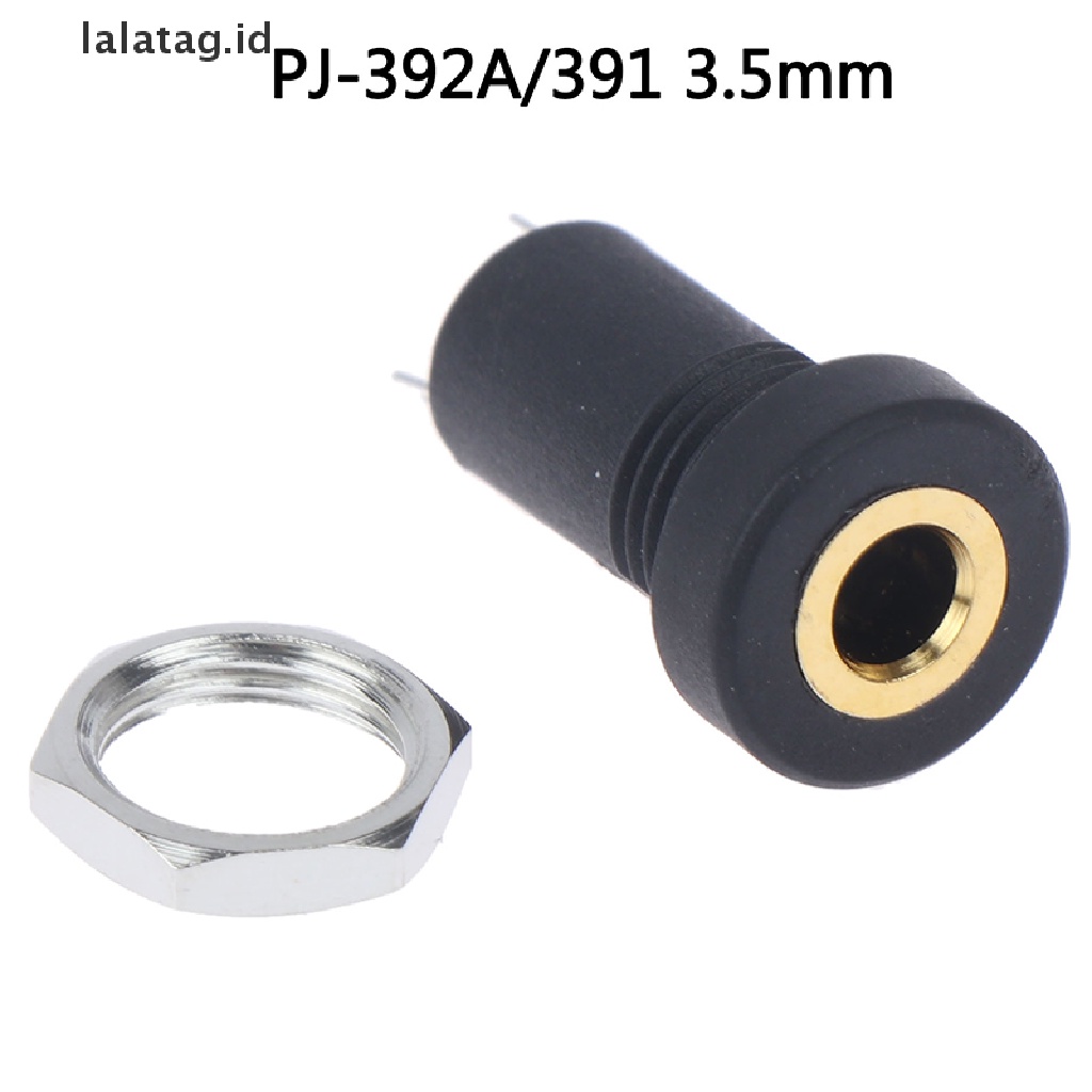 (Flyag) Soket Jack Audio 3.5MM 3 Pole Warna Hitam