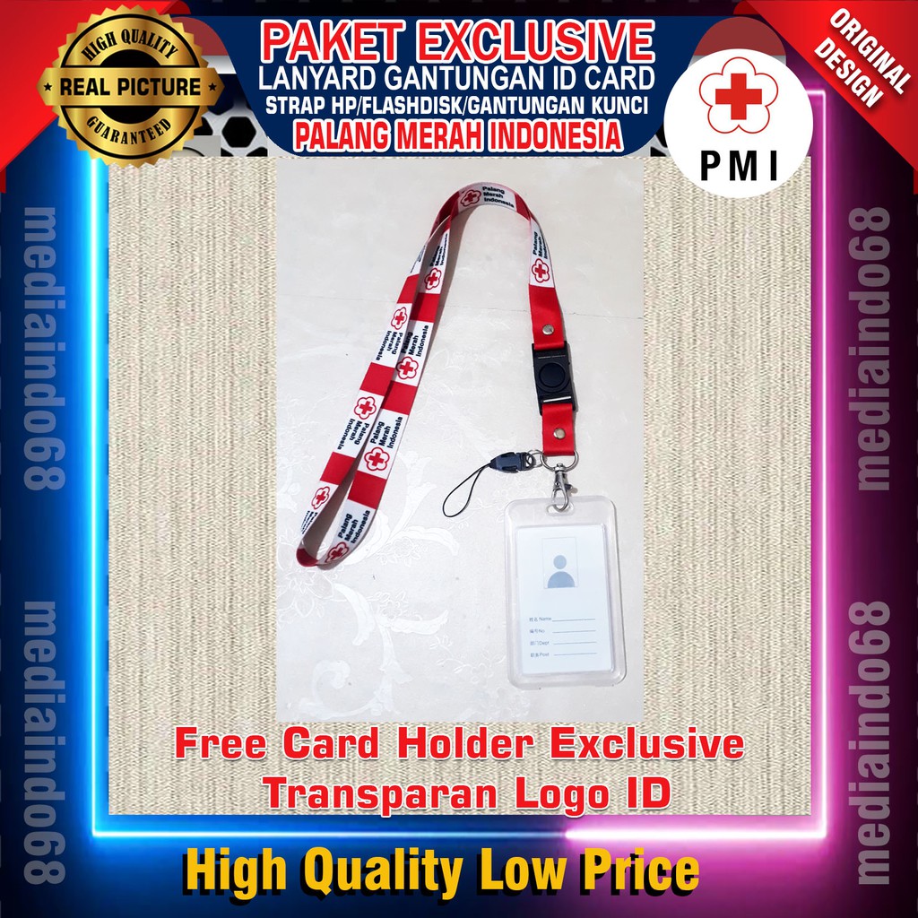 

PMI Lanyard, Strap ID, HP/Flashdisk Printing Digital (Paket Lengkap Exclusive)