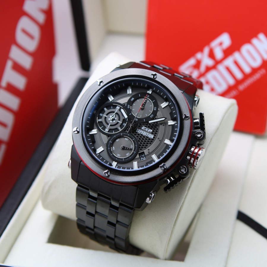 JAM TANGAN PRIA EXPEDITION E 6748 RANTAI ORIGINAL GARANSI RESMI 1 TAHUN
