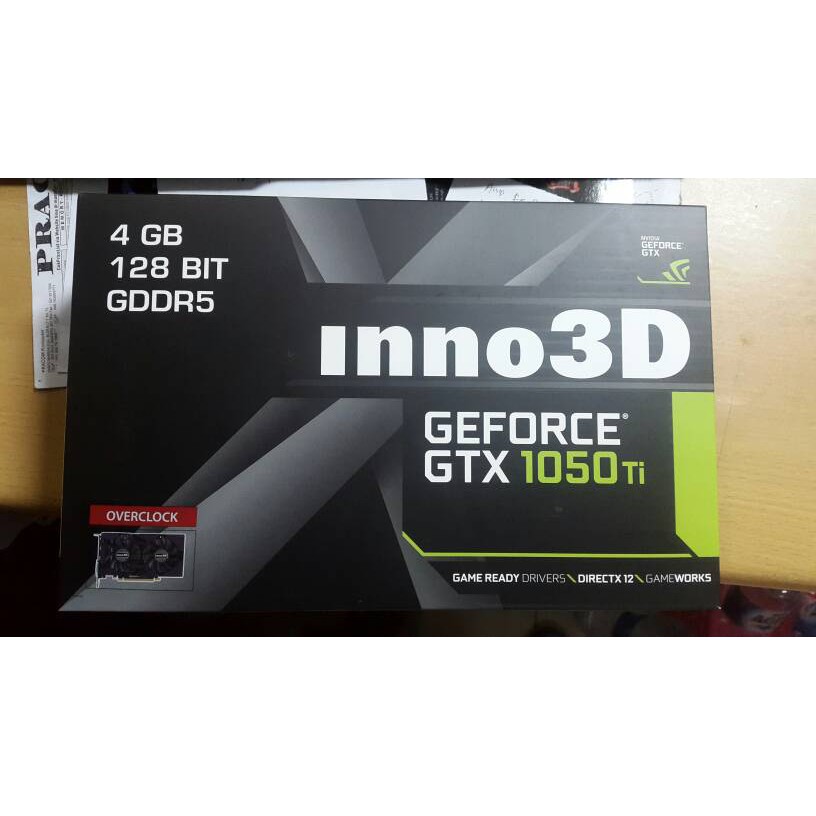 Inno3D GTX 1050 Ti 4GB OC Twin X - OC Edition