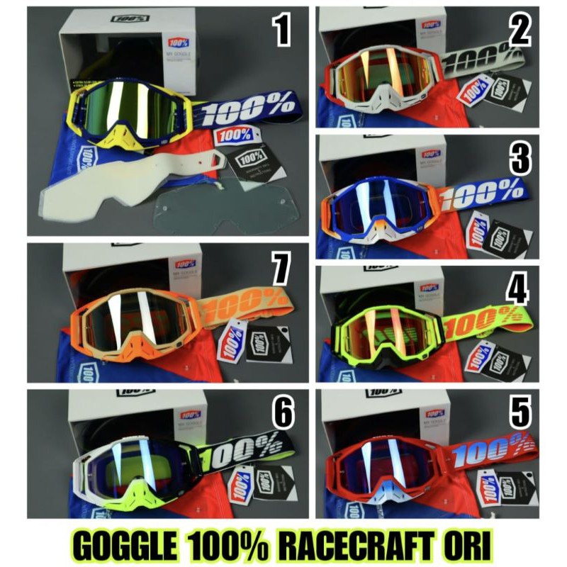 Goggle 100 Percent Racecraft Goggle 100 Racecraft Original