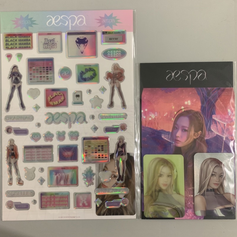 Giselle epoxy sticker lenticular hologram black mamba bm next level forever dreams comes true savage