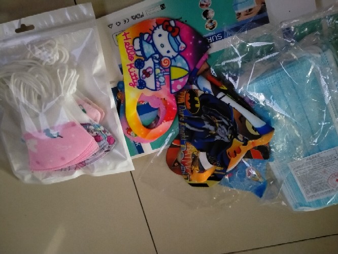 Masker Anak Scuba Motif