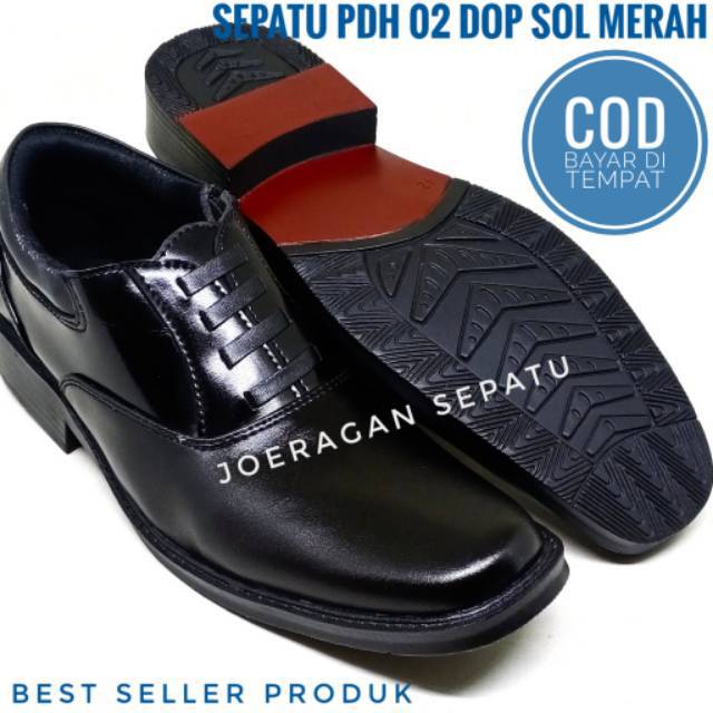 Sepatu Pdh Tni Polri Dishub Satpam Security Pria SEPATU PDH TNI POLRI DISHUB SATPAM SECURITY PRIA 02 DOFF