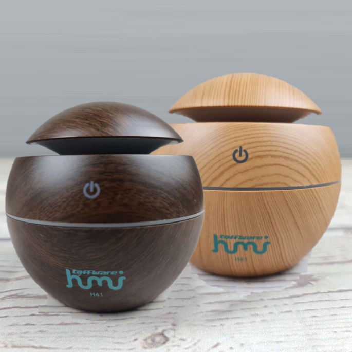 Taffware Air Humidifier Aromatherapy Oil Diffuser 130ml Wood Design - HUMI H41