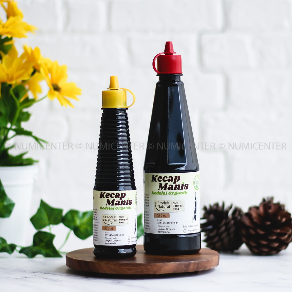 LINGKAR ORGANIK KECAP MANIS KEDELAI HITAM ORGANIK 150ML DAN 350ML