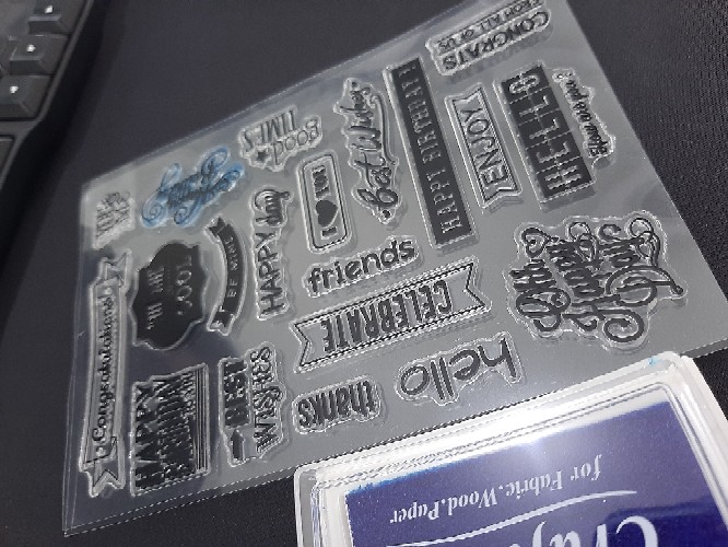 [deble] Silicone Transparent Clear Stamp Seal Diy Happy Birthday Scrapbooking Decor