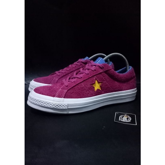 converse one star ox rose maroon