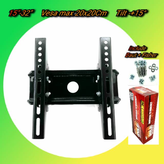 BRACKET TV 32 INCH - BREKET TV 32 - BRAKET TV 32 - BISA UNTUK SAMSUNG SMART TV SERI N4300/T4300