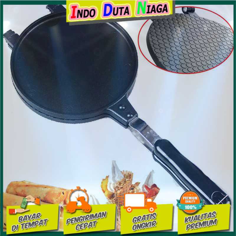 IDN TOOLS - CHANSUNRUN Cetakan Waffle Round Shape Dessert Mold - KJ-059