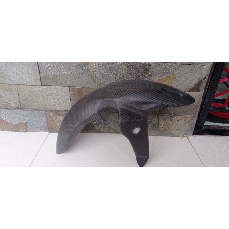 spakbor depan gsx150 r carbon kevlar pnp