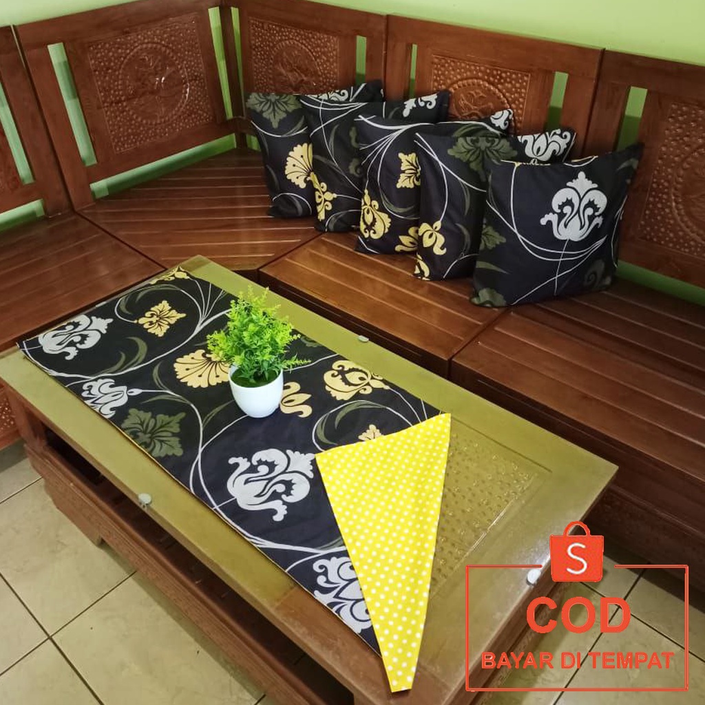 ✅COD PAKET (5 PCS) SARUNG COVER BANTAL SOFA SOFABED KURSI 40x40 SET TAPLAK MEJA PERLENGKAPAN DEKORASI HIASAN RUANG TAMU KAMAR DAN TERAS RUMAH MINIMALIS MODERN